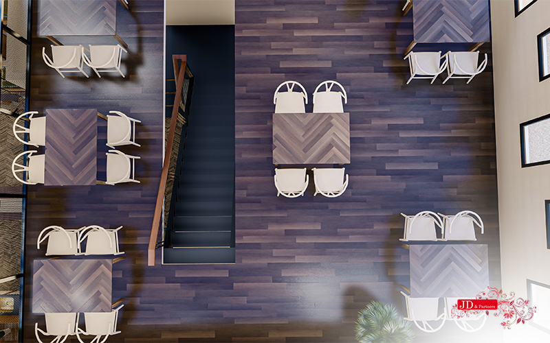 An efficient restaurant layout