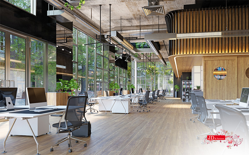 open concept office space